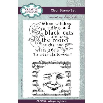 Creative Expressions Sam Poole Clear Stamps - Whispering Moon